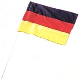 Eigenschaften Festartikel Hirschfeld  / Deutschland flagge Fahne mit Stab