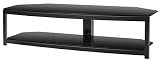 Stellar 60 2-Shelf Video Table (High Gloss Black)