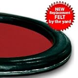 Red Casino Grade Wool Blend Speed Cloth