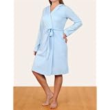 MotherhoodMaternity:LongSleeveV-neckNursingNightgownAndRobe