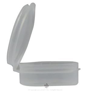 Frontier Natural Products – Plastic Lip Balm Container With Snap Lid – 0.25 oz.