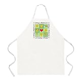 Attitude Apron Gardening Patchwork Apron, Natural, One Size Fits Most