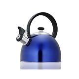 Prelude Metallic Blue 2.1 Quart Whistling Tea Kettle