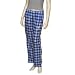 L.A. Dodgers Ladies Royal Blue Plaid Malibu Pajama Pants