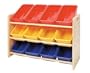 See and Store Toy Rack with 12 Open Bins