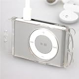 Clip-On Crystal Case w/ Headset Wrap for Apple 2nd Generation iPod Shuffle, (Clear)