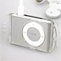 Clip-On Crystal Case w/ Headset Wrap for Apple 2nd Generation iPod Shuffle, (Clear)