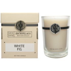 Archipelago Botanicals Signature Series Soy Wax Candle Collection White Fig