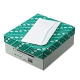 Quality Park 11312 Quality Park Business Envelopes w/Contemporary Seam, #11, 24lb, White, 500/Box