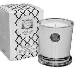 Aquiesse White Grapefruit & Acai Luxury 11oz Jar Candle - Elegant White Currant Collection
