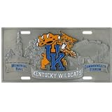 Kentucky Wildcats 3-D License Plate - NCAA College Athletics Fan Shop Sports Team Merchandise