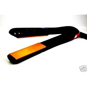 CHI Shooting Star to Our Earth 1 inch Ceramic Infrared Tourmaline Hairstyling Iron with Free Chi Organic Silk Oil 2oz (Chi Earth Collection by Farouk) Model# PM7455