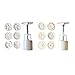 HEALLILY 2 Sets Mooncake Mold DIY Hand Press Cookie Stamps Cookies Mold Baking Tool for Dessert Mid-Autumn Festival