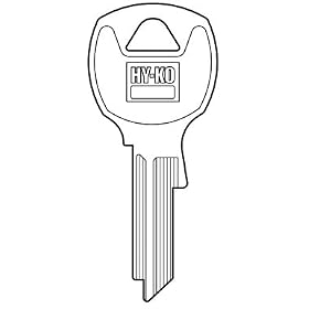 HY-KO PRODUCTS CO. 11010NA43 NATIONAL CABINET MAILBOX LOCK KEY BLANK (PK 10) by Hy-Ko