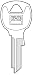 HY-KO PRODUCTS CO. 11010NA43 NATIONAL CABINET MAILBOX LOCK KEY BLANK (PK 10)