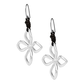 Fossil Openwork Flower Drops