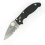 Spyderco Manix 2 G-10 Combination Edge Knife, Black