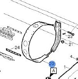 Volvo Truck Fuel Tank Strap Bracket RH 21076947
