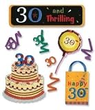 Jolees Boutique Themed Ornate Stickers, The Big 30