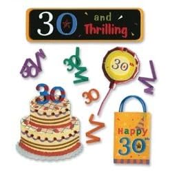 Jolees Boutique Themed Ornate Stickers, The Big 30