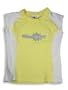 Max out Swimwear - Girls Rashguard Top, SPF 50, Yellow, White