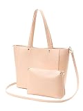 (ユメテンボウ)夢展望 シンプルデザイン３ＷＡＹバッグ F ベージュ