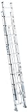 Werner 24-Foot 250-Pound Duty Rating Aluminum Flat D-Rung Extension Ladder #D1324-2