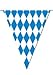 Beistle 57774 Oktoberfest Pennant Banner, 17 by 30-Feet