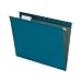 Pendaflex 74502 100% Recycled Hanging File Folders, 1/5 Cut, Letter Size, Blue, 25/box