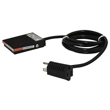 Linemaster T-91-SC3 Treadlite II Foot Switch, Electrical, Single Pedal, Momentary, SPDT Wired N.O., No Guard, Black, 6 ft. Cord with 3 prong plug