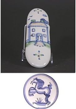 Door Guard, Blue Horse Pattern