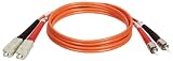 Tripp Lite N304-003 Duplex Multimode 62.5/125 Fiber Optic Patch Cable SC/ST - 1M (3ft)
