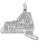 Sterling Silver New York Charm