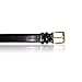 0211 - Marco LTD Mens Feather Edge Leather Dress Belt Black