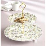 2TIER GOLD RIM & HANDLE PLATES
