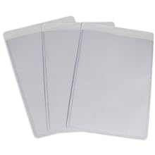 C-Line Clear Shop Ticket Holder with Self-Adhesive Back, 5 x 8 Inches, 50 per Box (70058)