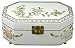 Great Anniversary Birthday Gift Her - 11 Violetta Lacquered Oriental Jewelry Box - 3 Color Choices