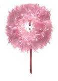 pink boa wreath - indoor/outdoor