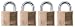 Master Lock 120Q Brass Padlock