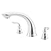 Pfister Avalon 2-Handle Roman Tub Trim, less Hub & Handles, Polished Chrome