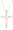 10k Yellow Gold Cross Pendant (.03 cttw, I-J Color, I2-I3 Clarity)