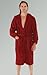 Alexander Del Rossa Men's Terry Cotton Hooded Bathrobe