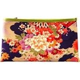 Cris Notti Green Kimono Accessory Case