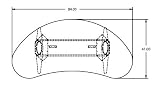 Mayline Group VariTask Stealth Kidney Shaped Unit