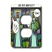 Londons Times Funny Society Cartoons - Bed-Win Mentality - Light Switch Covers - 2 pl...