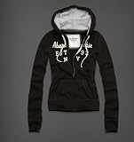 [アバクロンビーアンドフィッチ] Abercrombie & Fitch アバクロレディース/フルジップパーカー/ブラウン/Mサイズ [並行輸入品]