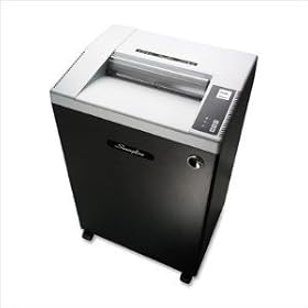 GBC Shredmaster GLX1942 Cross-Cut Jam Stopper Shredder, Black (1758582) by