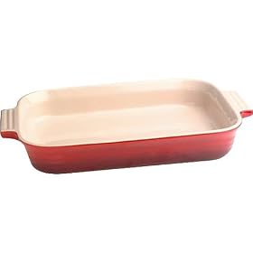 Le Creuset Stoneware 10-1 2 by 7-Inch Rectangular Dish, Red by Le Creuset