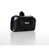 Palm Treo 750 / 755 / 680 Series Black Leather Lateral Holster with Fixed Belt Clip By Prima Cases