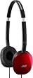 JVC HA-S160-R-E FLATS Lightweight Headphones - Red